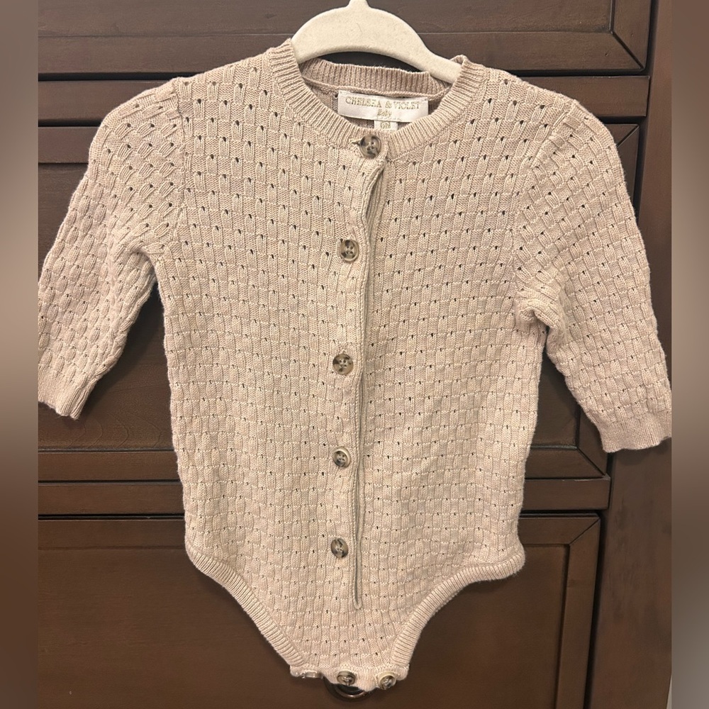 Chelsea&Violet sweater bubble romper